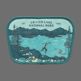 Oregon Patch – Crater Lake National Park - Travel Patch – Souvenir Patch 3.6" Iron On Sew On Embellishment Applique
