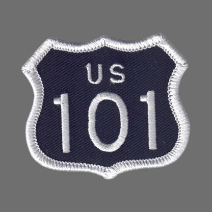 US 101 Black Patch 2 Inch Tall - 8101-01/2