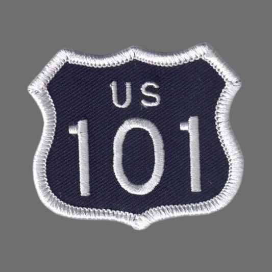 US 101 Black Patch 2 Inch Tall - 8101-01/2