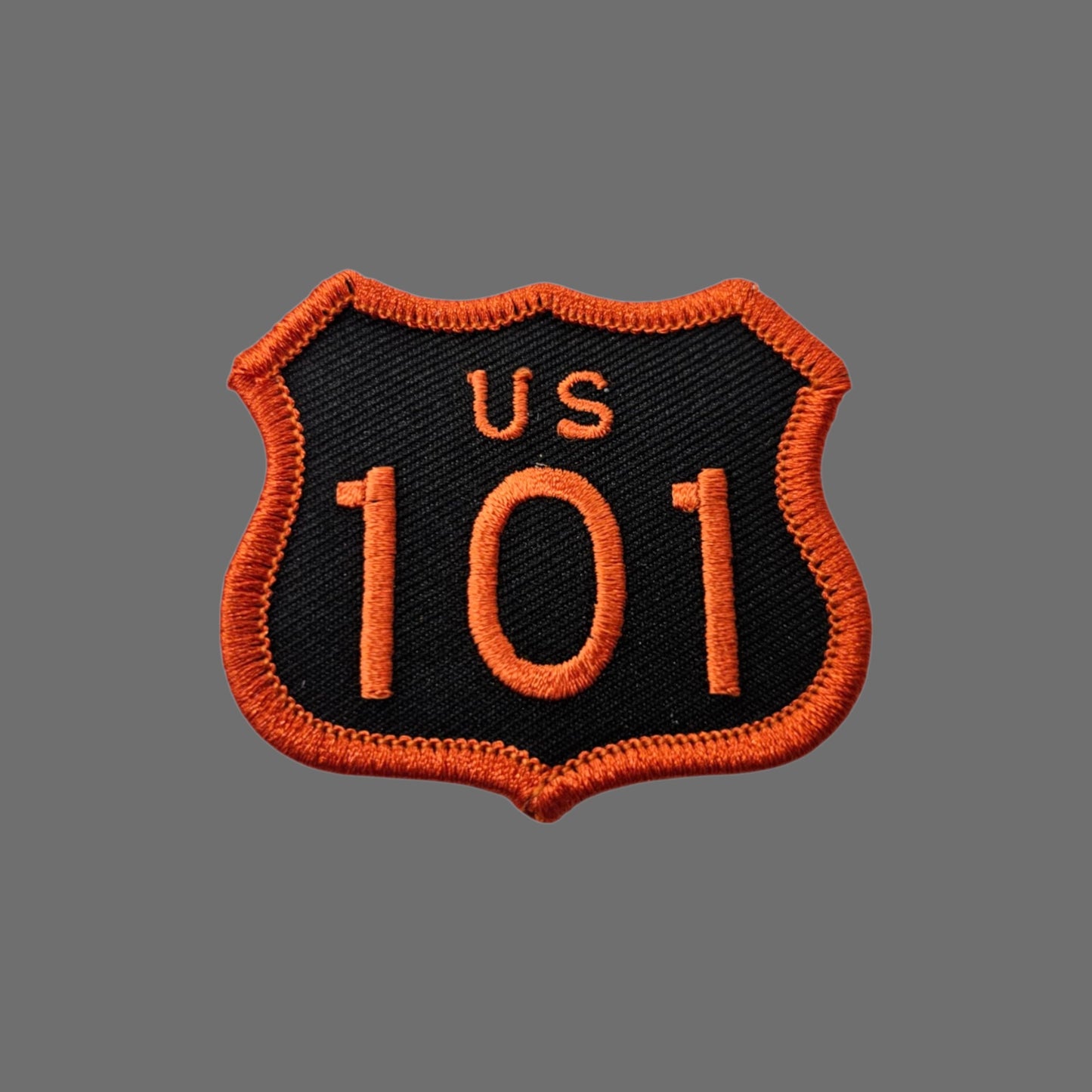 US 101 Patch Black Orange 2 Inch Tall- 8101-32/2