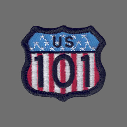 US 101 Patch USA Flag - 8198