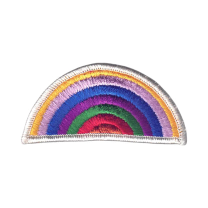 Rainbow Patch White Border - 8206