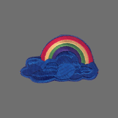 Rainbow with Blue Cloud Patch 5 Inch - 8212