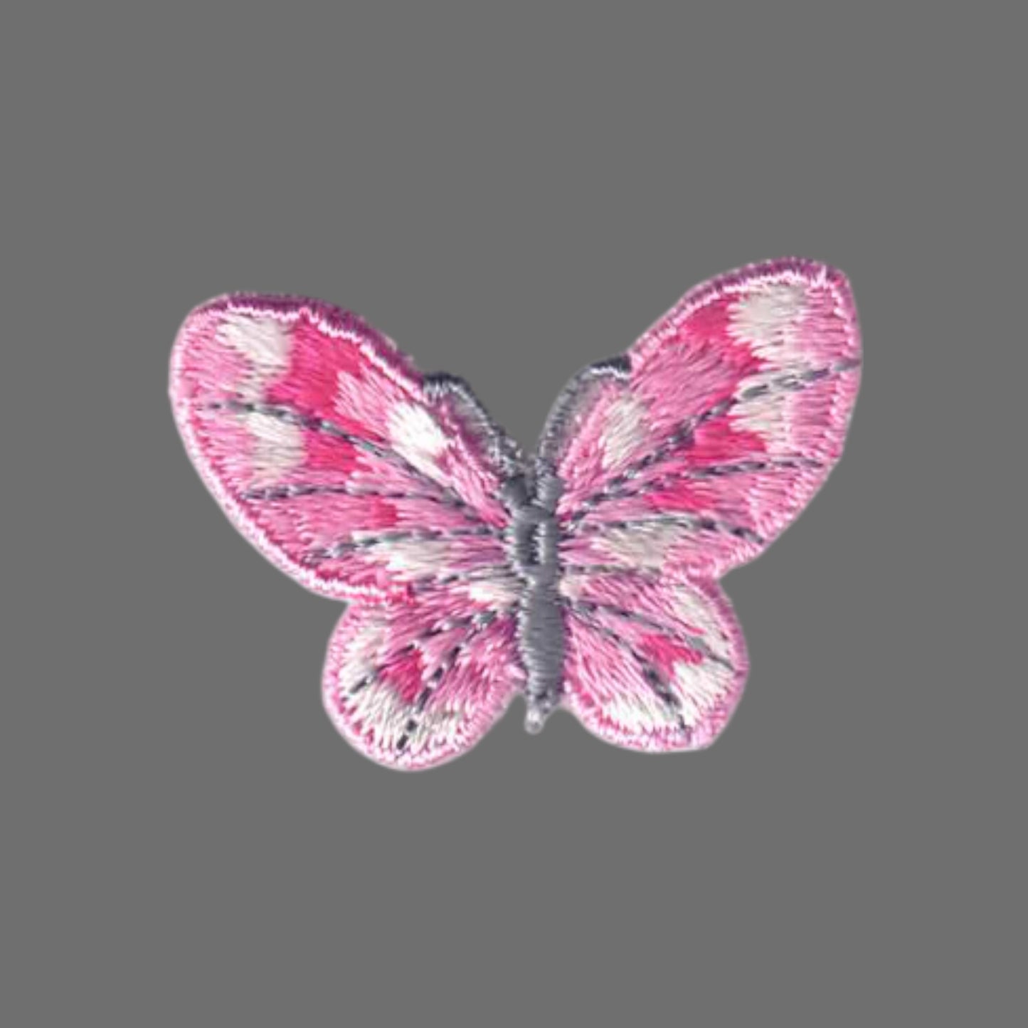 Pink Butterfly Applique Patch - 8252-56