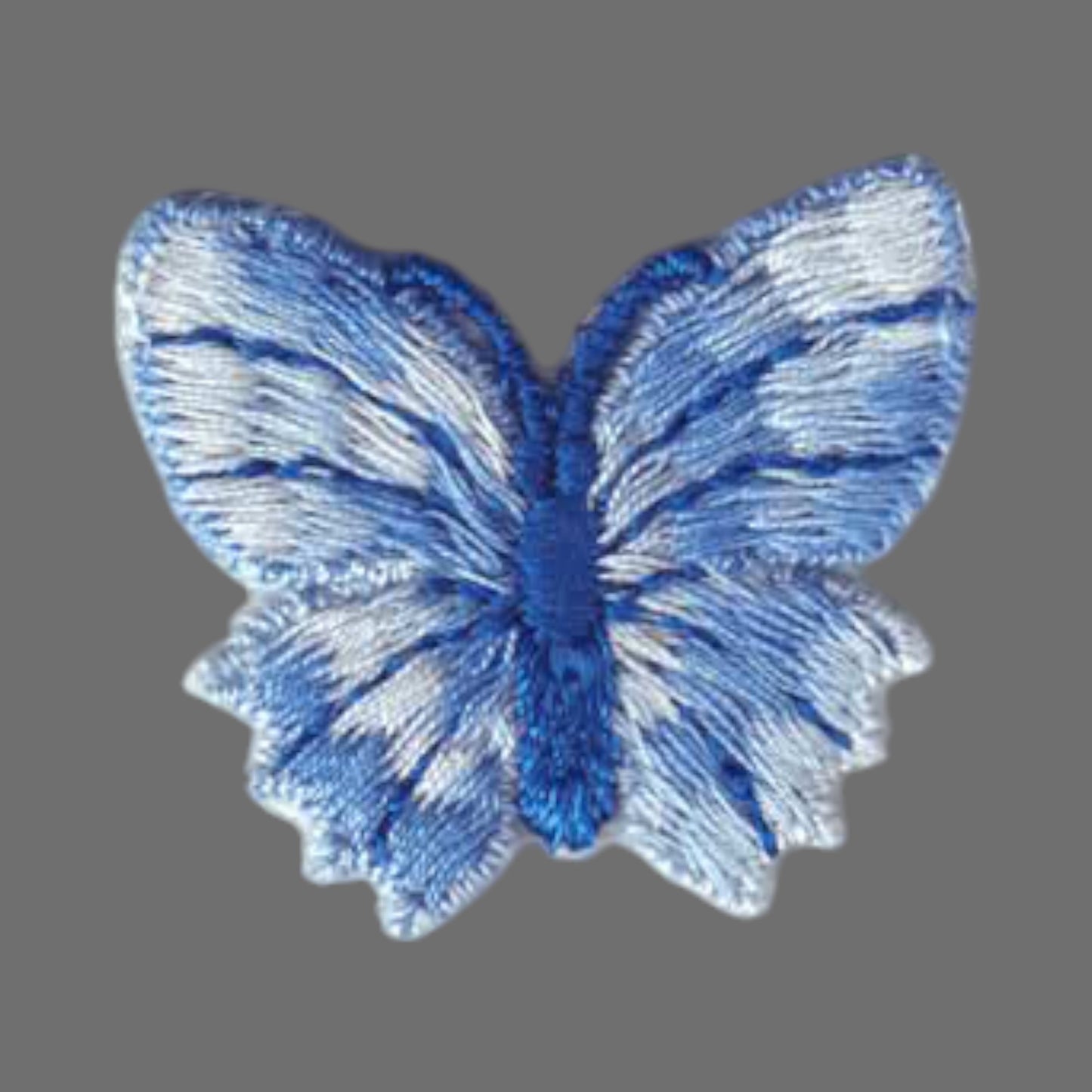 Blue Butterfly Applique Patch - 8253-11