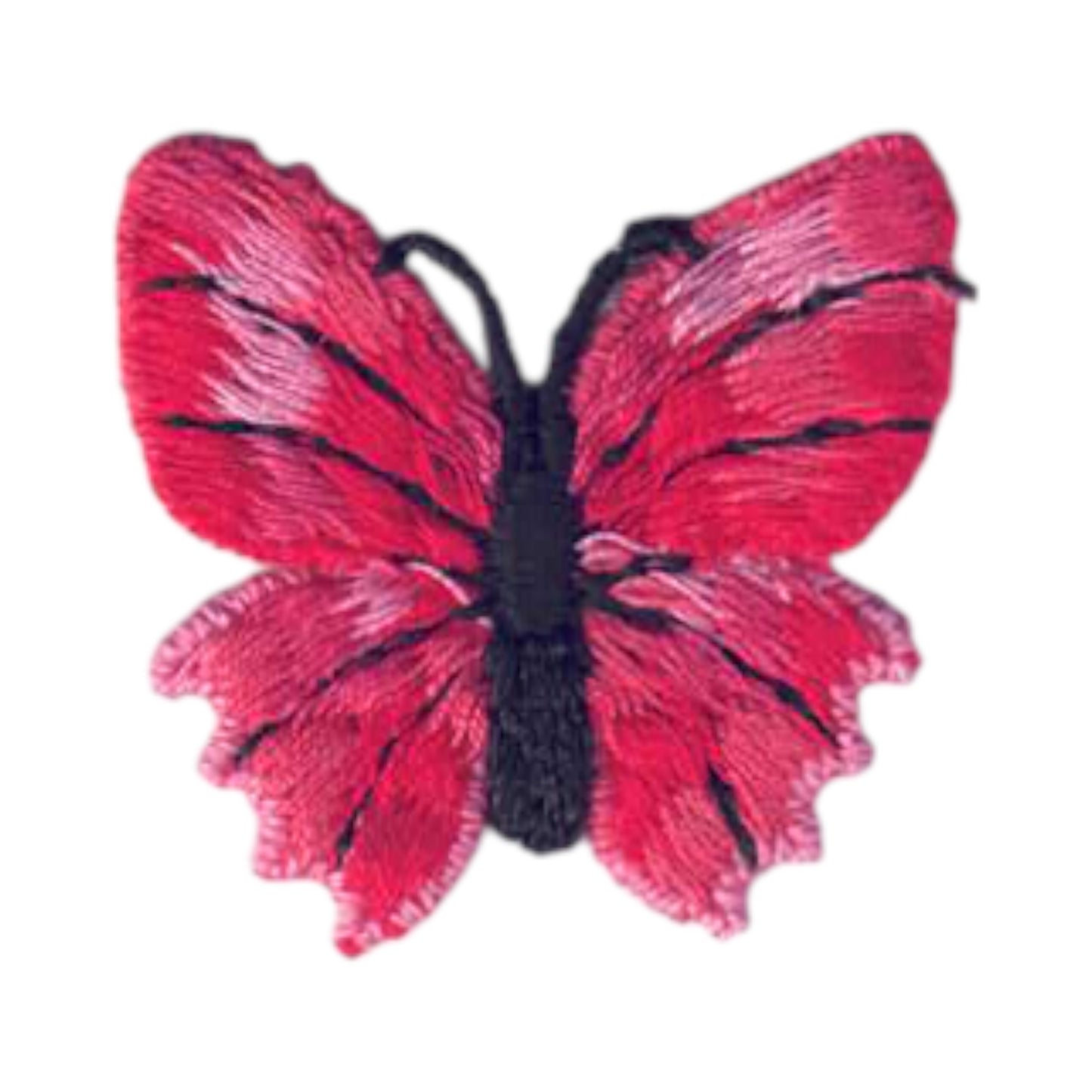 Red Butterfly Applique Patch - 8253-36