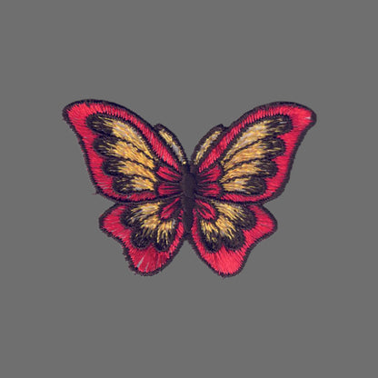 Orange Yellow Butterfly Applique Patch - 8261-32
