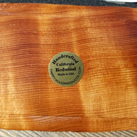 Handmade Wood Box with Redwood Tree Engraved Rustic Handmade Curly Wood #599 California Redwood Jewelry Box Storage Box