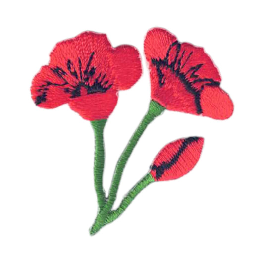 Poppies Cutout Patch 1.75 Inch - 8334