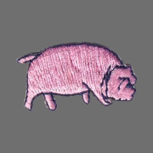 Pig Embroidered Craft Patch - 8454