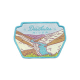 Oregon Patch – OR Deschutes River  - Travel Patch – Souvenir Patch 3.6" Iron On Sew On Embellishment Applique