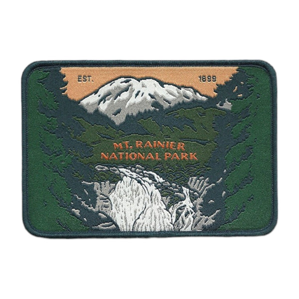 Washington Patch – Mount Rainier National Park - Travel Patch – Souvenir Patch 3.5" Iron On Sew On Embellishment Applique