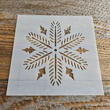 Snowflake Stencil Reusable Cookie Decorating Craft Painting Windows Signs Mylar Many Sizes Christmas Winter Snowflake Branches Ornaments