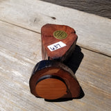 Wood Ring Box Redwood Rustic Handmade California #637 Storage Live Edge Mini Birthday Gift Christmas Gift Mother's Day Gift