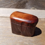 Wood Ring Box Redwood Rustic Handmade California Storage Live Edge Mini #619 Birthday Gift Christmas Gift Mother's Day Gift