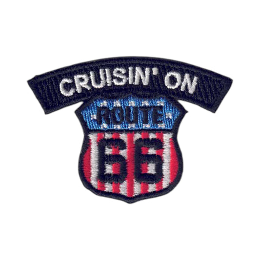 CRUISIN' ON ROUTE 66 Patch - 9595-USA