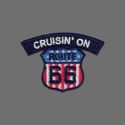CRUISIN' ON ROUTE 66 Patch - 9595-USA