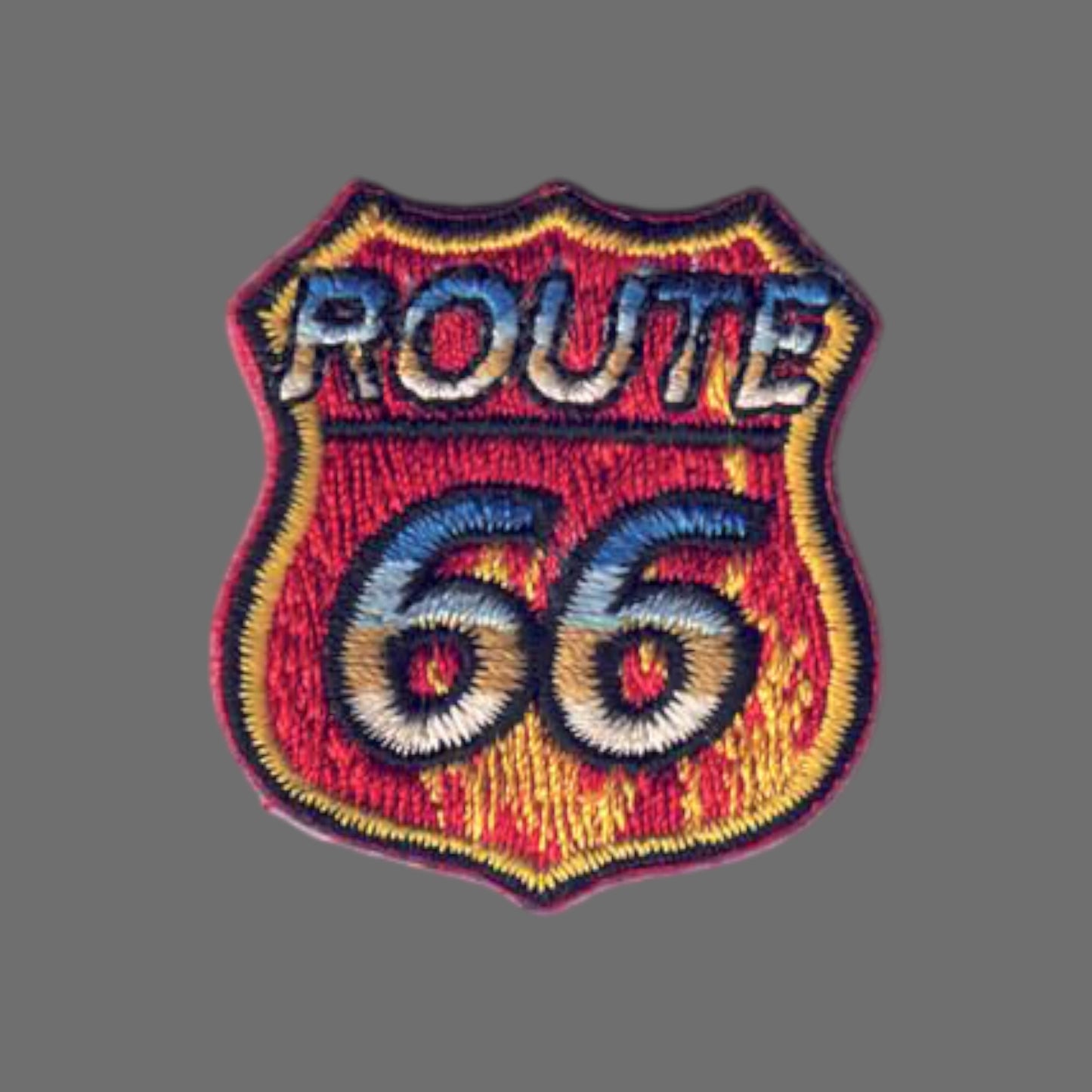 ROUTE 66 Fire Flames MINI Patch- 9596/1