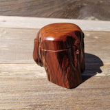 Wood Ring Box Redwood Rustic Handmade California #518 Storage Live Edge Mini Birthday Gift Christmas Gift Mother's Day Gift