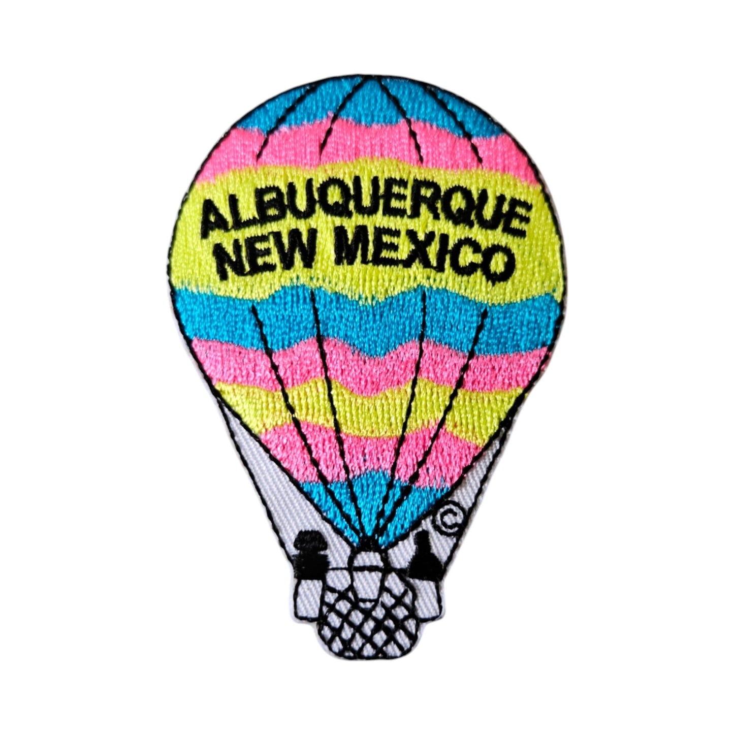 ALBUQUERQUE hot air balloon souvenir embroidered patch - ALBUQUERQUE-15