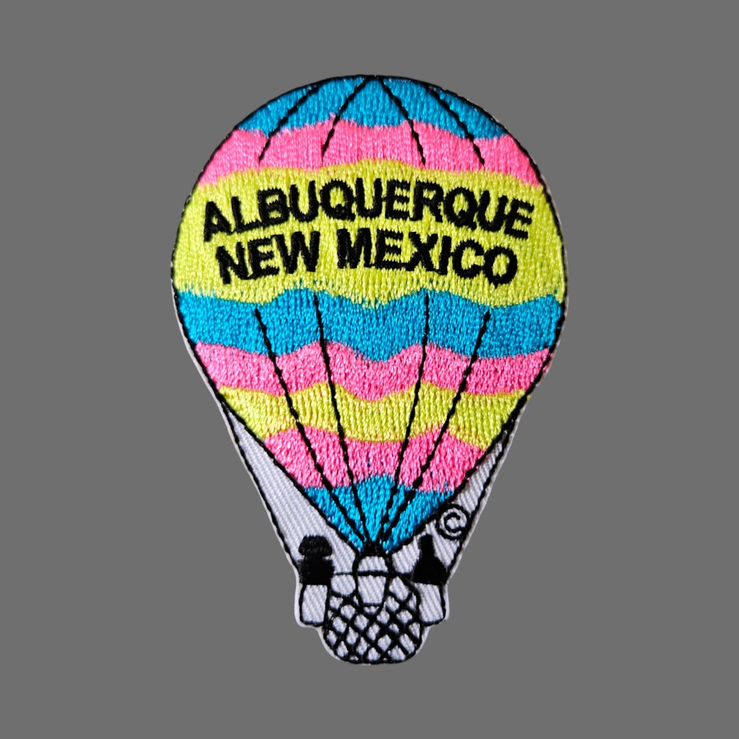 ALBUQUERQUE hot air balloon souvenir embroidered patch - ALBUQUERQUE-15