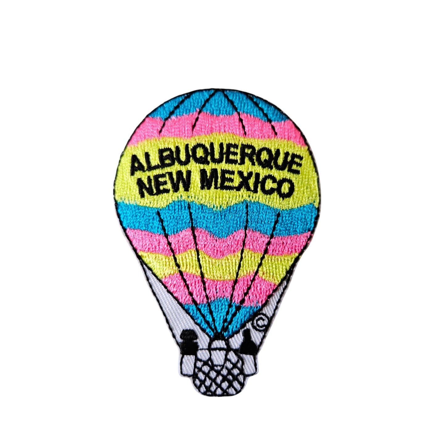 ALBUQUERQUE hot air balloon souvenir embroidered patch - ALBUQUERQUE-15