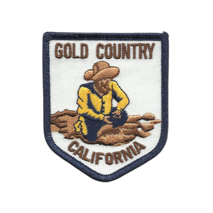 California Gold Country Souvenir Embroidered Patch Iron On - CA-24