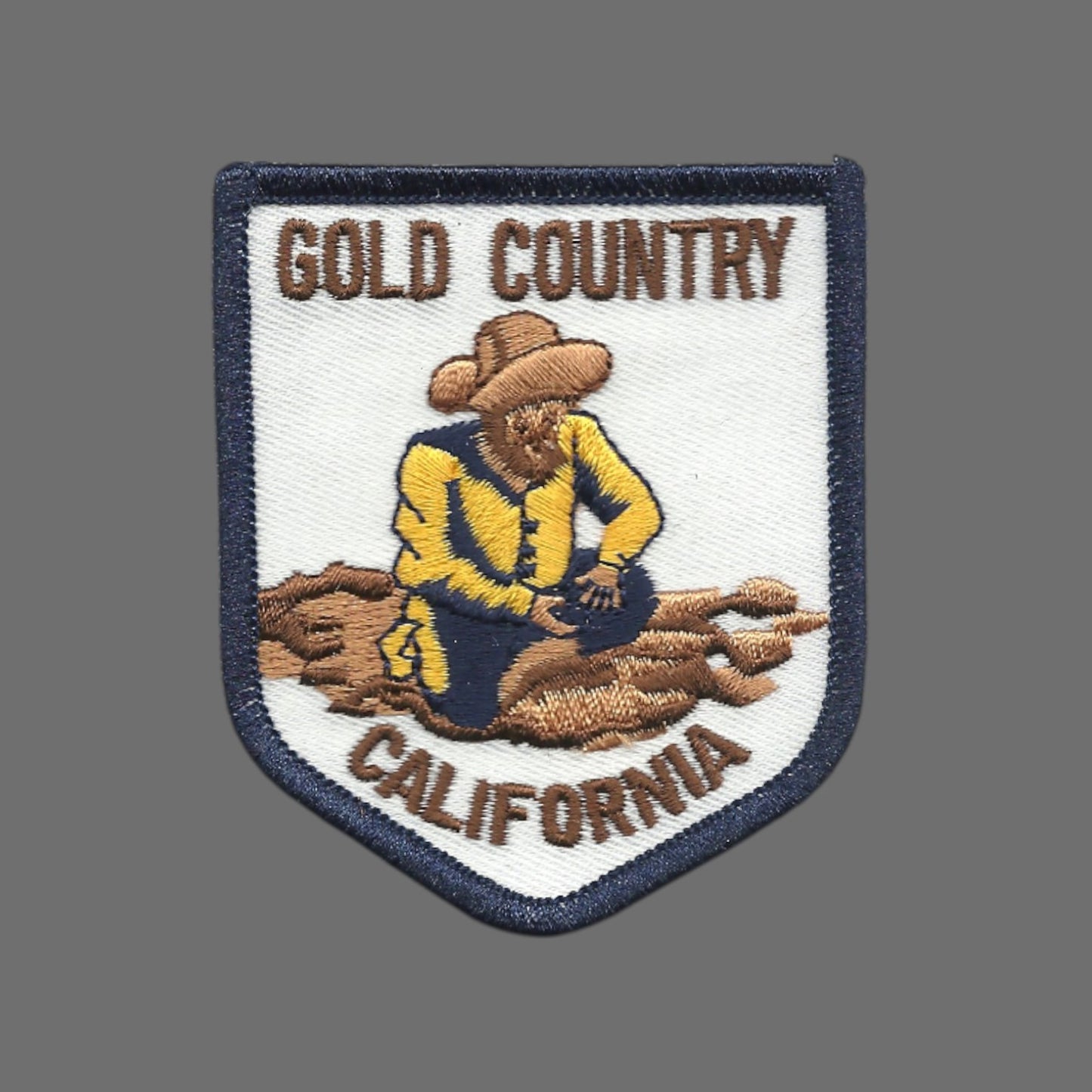 California Gold Country Souvenir Embroidered Patch Iron On - CA-24