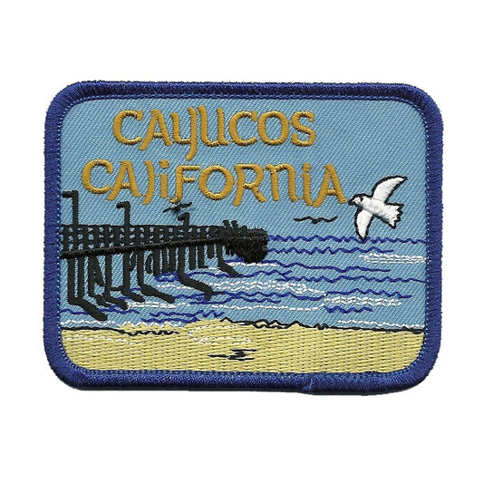 CAYUCOS CALIFORNIA souvenir embroidered patch - 4557