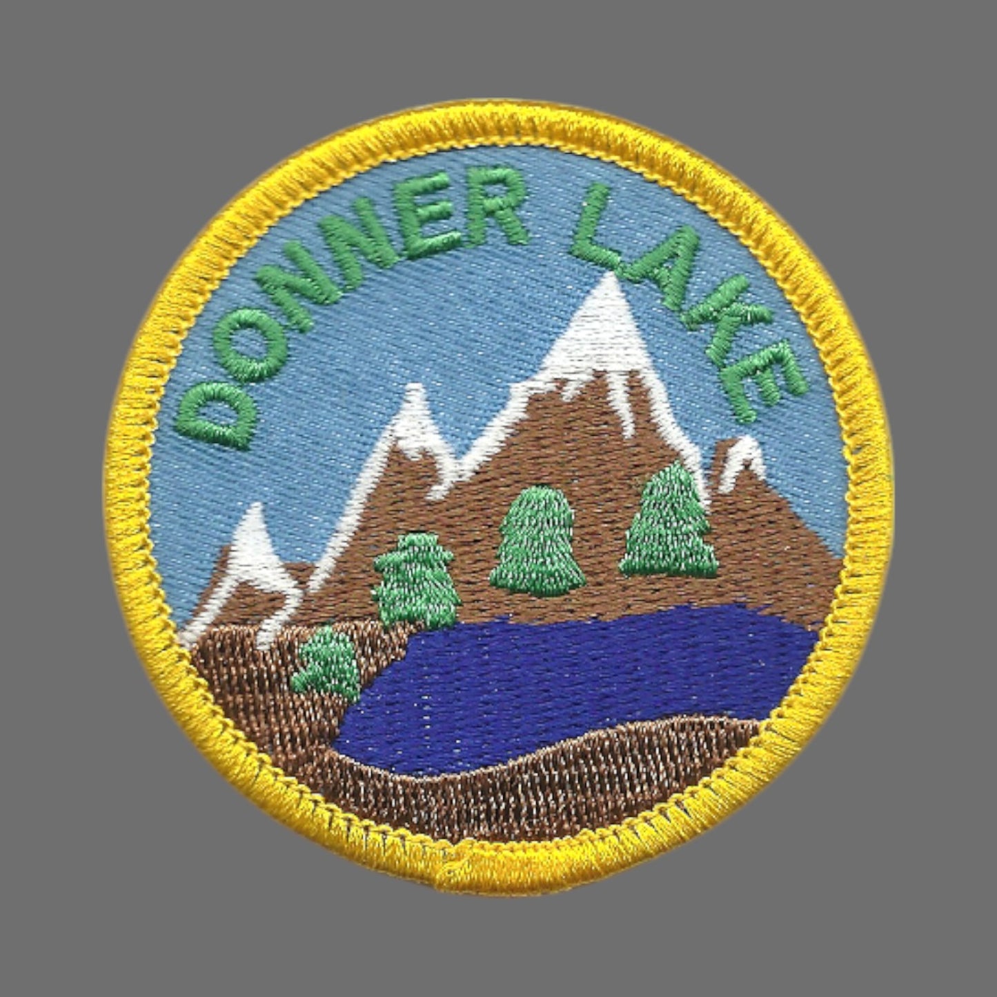 DONNER LAKE Souvenir Embroidered Iron On Patch - DONNER LAKE-42
