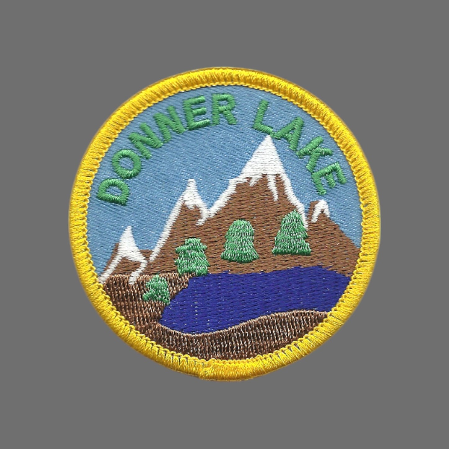 DONNER LAKE Souvenir Embroidered Iron On Patch - DONNER LAKE-42