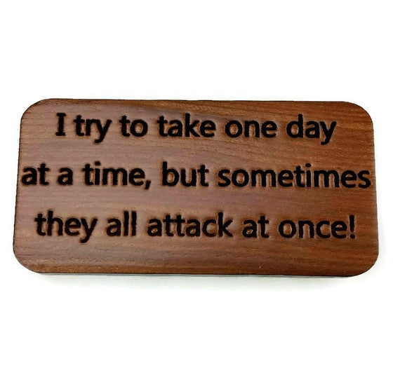 Wholesale Funny Magnet I Try to Take One Day #MtakeonedayW
