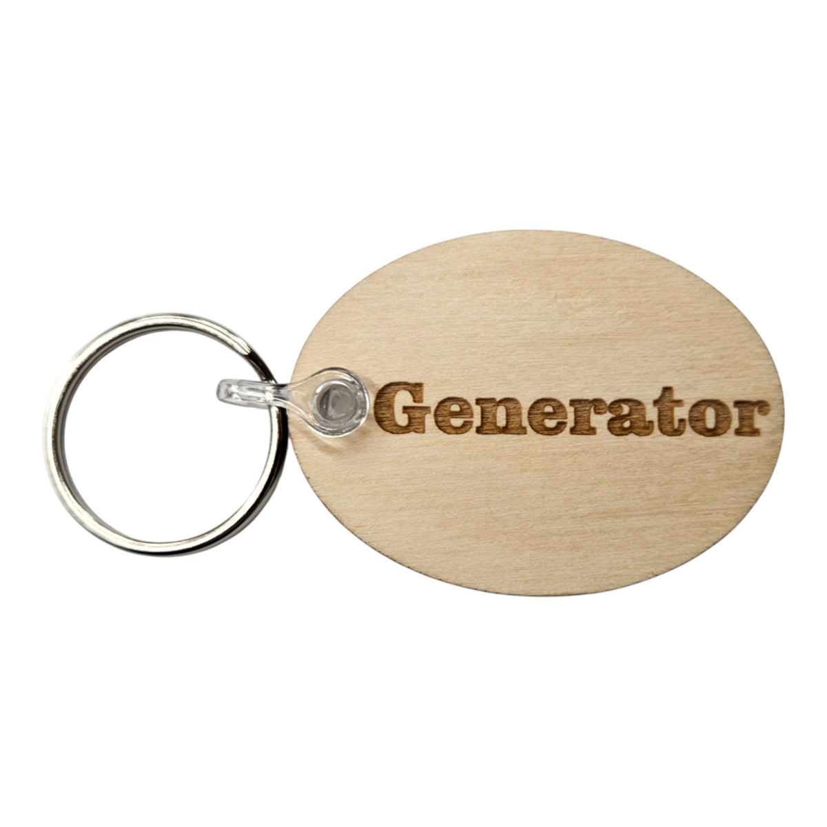 Generator Door Wood Keychain Key Ring Keychain Gift - KC8127 – Happy ...