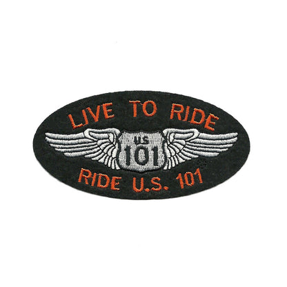 LIVE TO RIDE US 101 Black Orange 8102-32