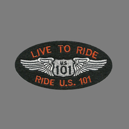 LIVE TO RIDE US 101 Black Orange 8102-32