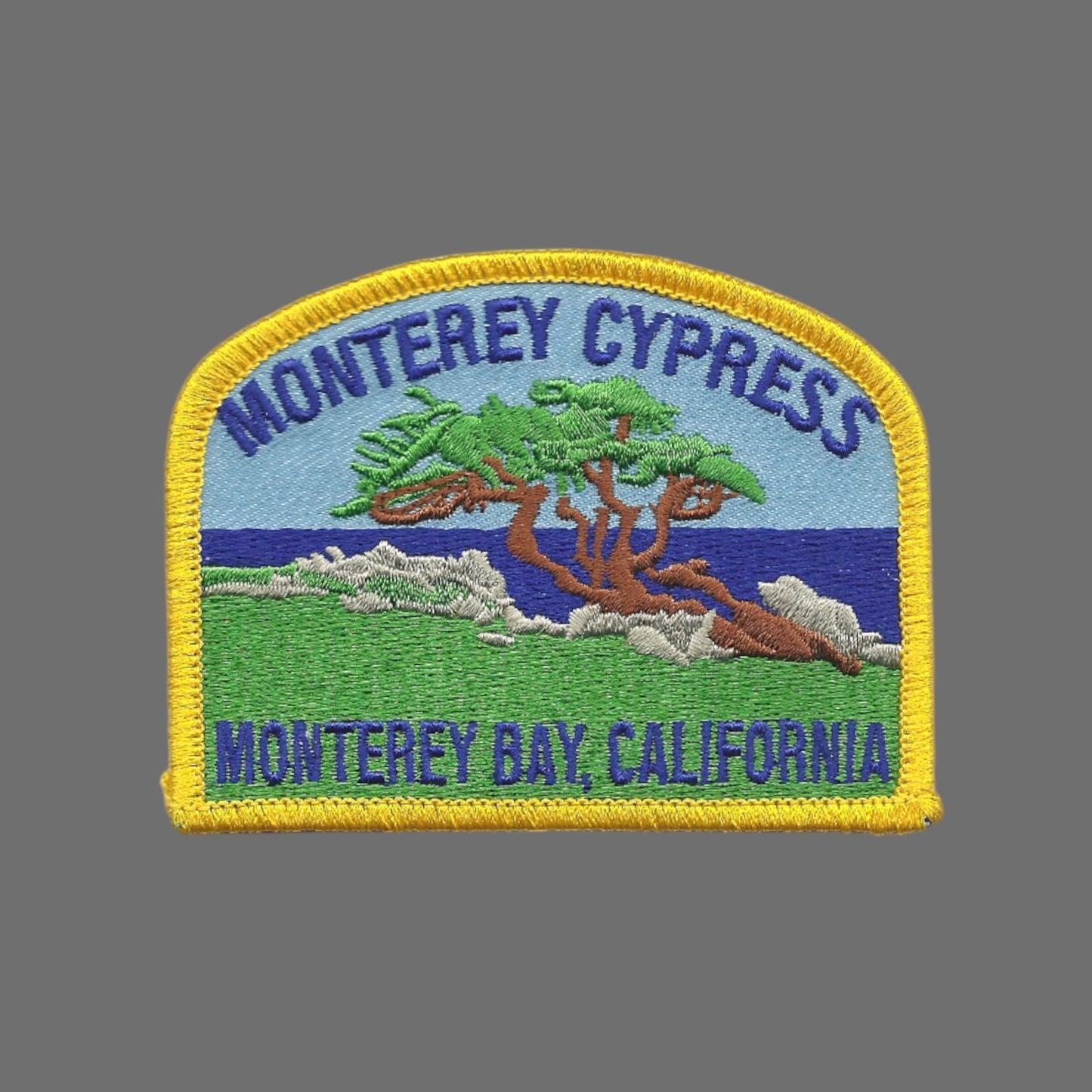 Monterey Bay CA  Monterey Cypress Souvenir Embroidered Patch Iron On - MONTEREY-14