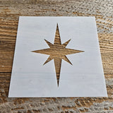 Christmas Star Stencil Reusable Cookie Decorating Craft Painting Windows Signs Mylar Many Sizes Christmas Winter #119