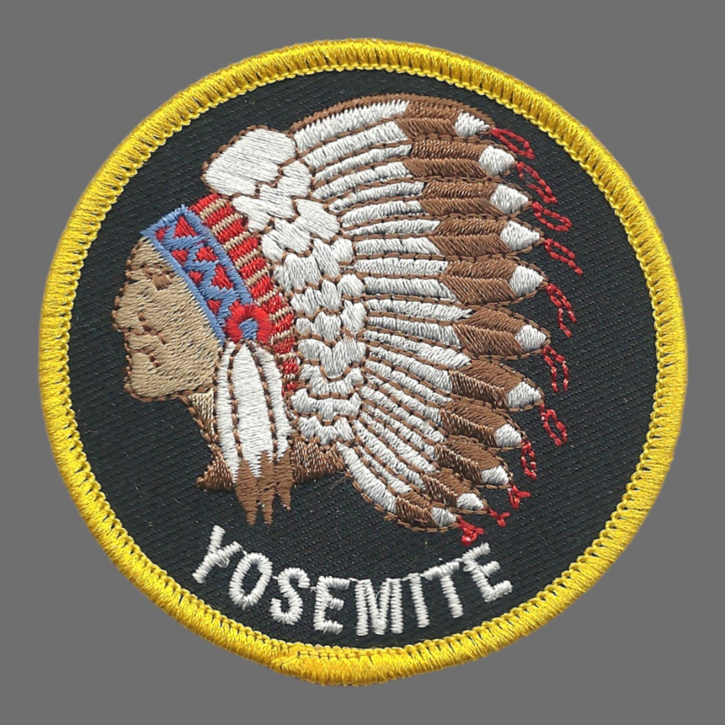 YOSEMITE Native American Indian Souvenir Patch Iron On - YOSEMITE-61