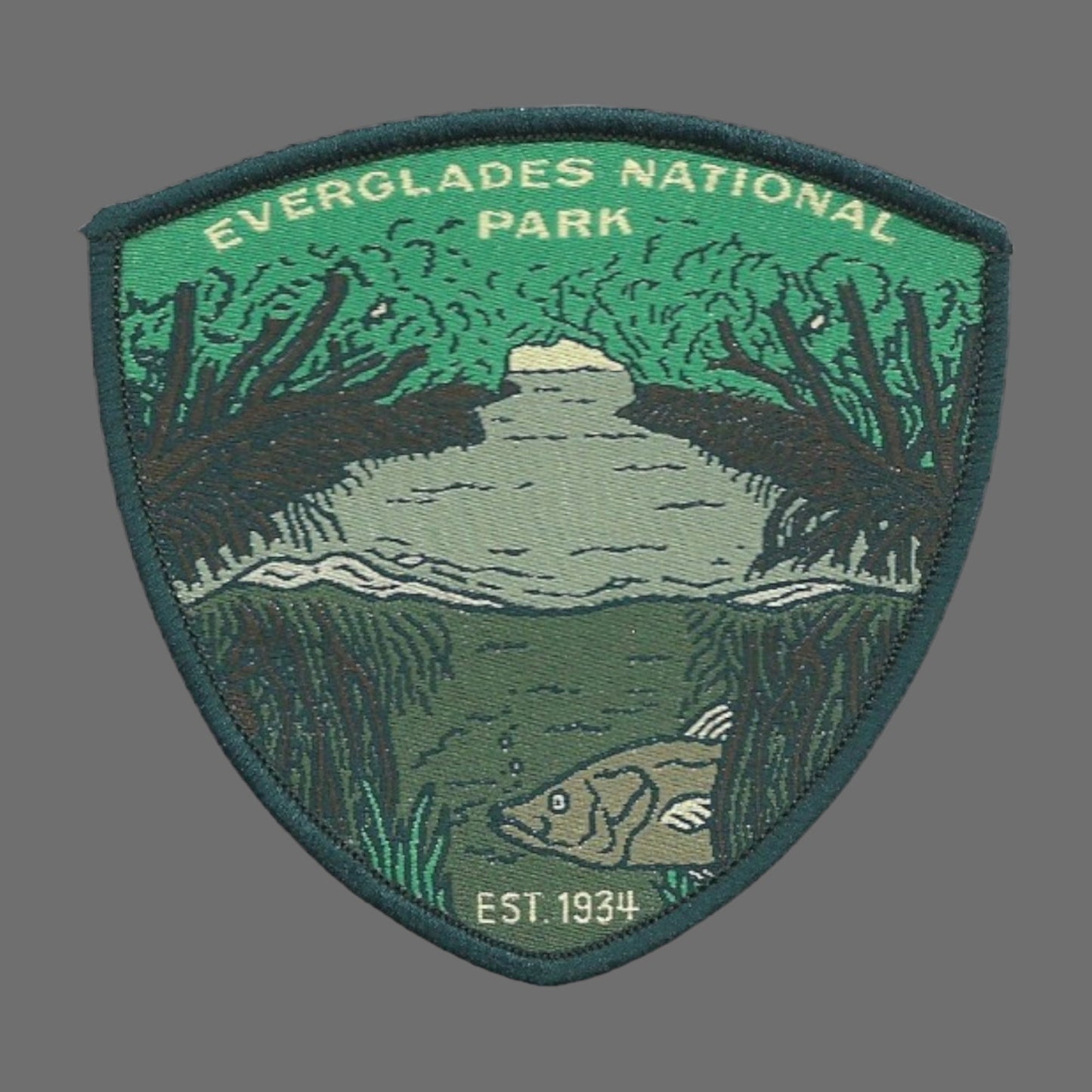 Florida Patch – Everglades National Park - Travel Patch – Souvenir Patch 2.8" Iron On Sew On Embellishment Applique