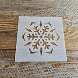 Snowflake Stencil Reusable Cookie Decorating Craft Painting Windows Signs Mylar Many Sizes Christmas Winter Snowflake Angled Accents