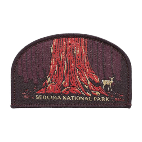 California Patch – Sequoia National Park - Travel Patch – Souvenir Patch 3.75" Iron On Sew On Embellishment Applique