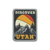 Utah Patch – Discover Utah - Iron On Travel Patch – Souvenir Patch – Embellishment Applique –  1.8"