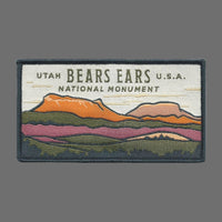 Utah Patch – Bears Ears National Monument - Travel Patch – Souvenir Patch 3.75" Iron On Sew On Embellishment Applique