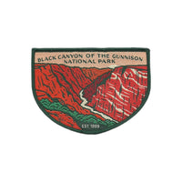 Colorado Patch – Black Canyon of the Gunnison National Park - Travel Patch – Souvenir Patch 3.3" Iron On Sew On Embellishment Applique