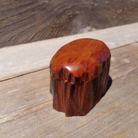 Wood Ring Box Redwood Rustic Handmade California Storage #631 Engagement Birthday Gift Mother's Day Gift Gift for Friend