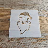 Santa Face Stencil Reusable Cookie Decorating Craft Painting Windows Signs Mylar Many Sizes Christmas Winter Classic Vintage Retro