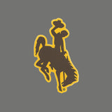 Wyoming Decal – WY Bucking Horse Sticker - Travel Sticker – Souvenir Travel Gift Wyoming Steamboat Horse Cowboy