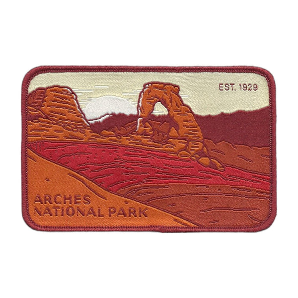 Utah Patch – UT Arches National Park - Travel Patch – Souvenir Patch 3.75" Iron On Sew On Embellishment Applique