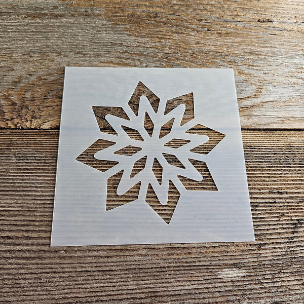 Star Snowflake Stencil Reusable Cookie Decorating Craft Painting Windows Signs Mylar Many Sizes Christmas Winter