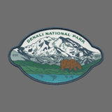 Alaska Patch – Denali National Park - Travel Patch – Souvenir Patch 4.3" Iron On Sew On Embellishment Applique